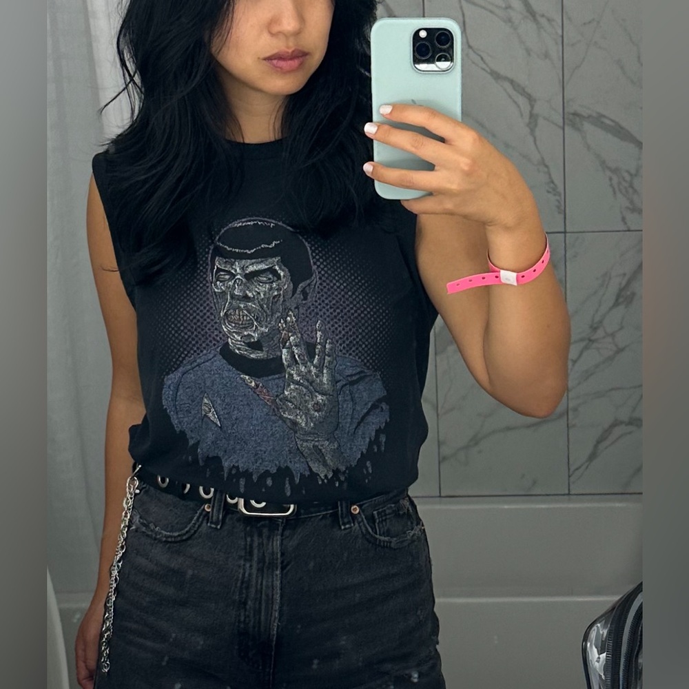 Zombie Spock Muscle Tee - Size S